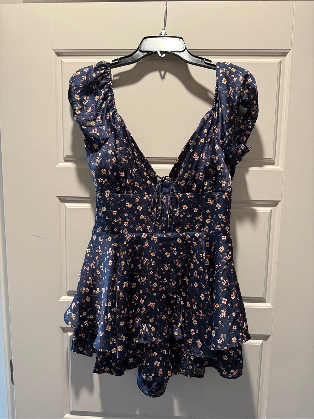 Altar'd State Navy Floral Mini Dress